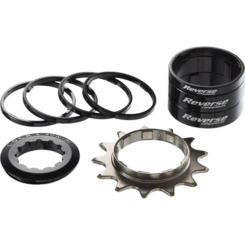 Reverse Components Single Speed Spacer Kit - black