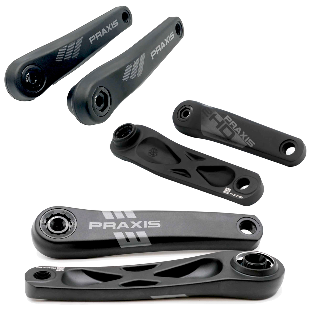 Praxis E-Cranks - 155 - Bosch/Yamaha - Isis Spline - Alloy