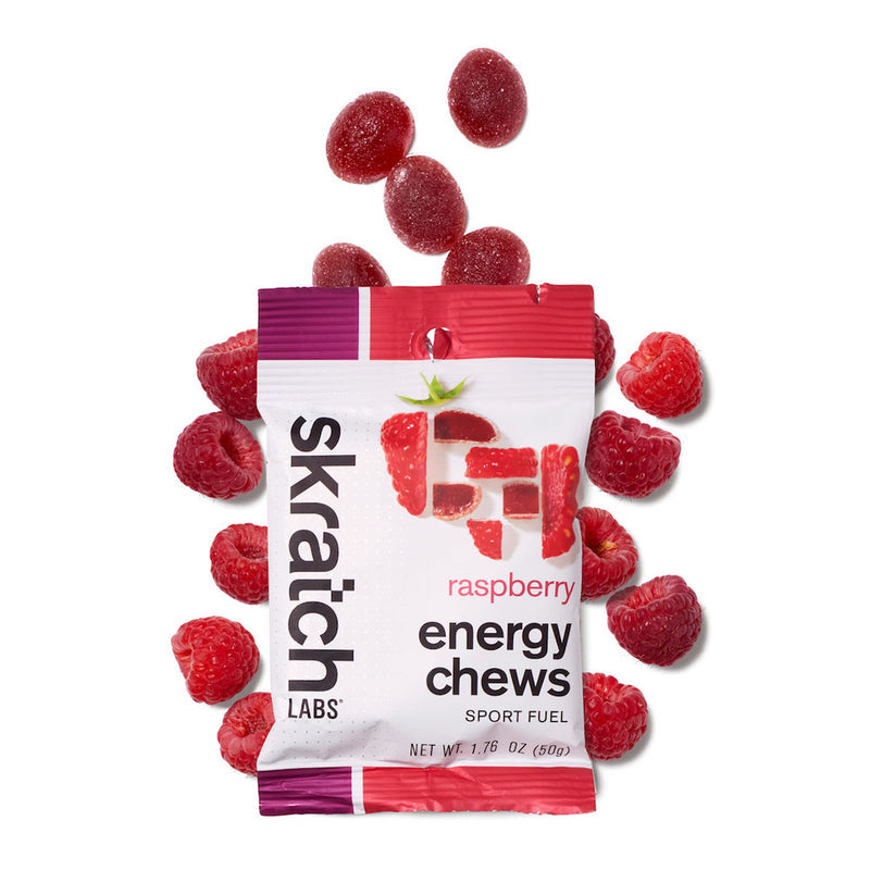 Skratch Labs Sport Energy Chews - Single - Raspberry