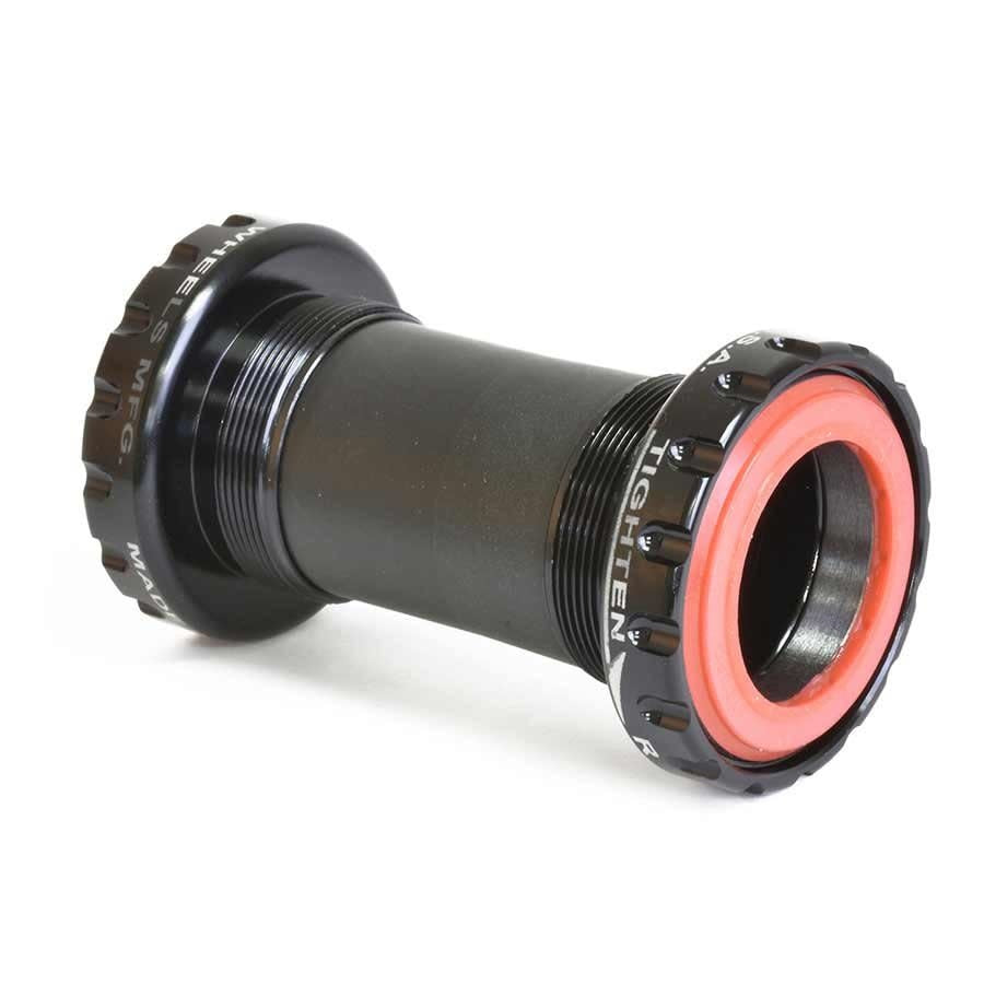 Wheels Manufacturing Bottom Bracket, BSA Threaded to 28.99mm (DUB), ABEC-3, Steel, Black